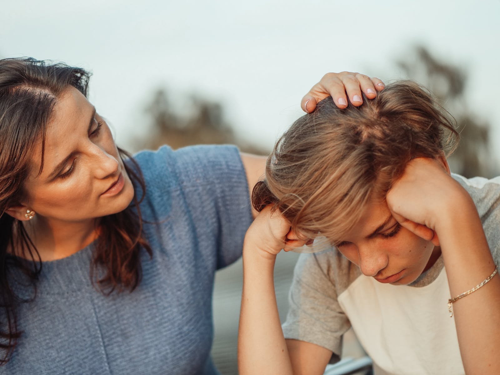 Parent Talking to a Young boy